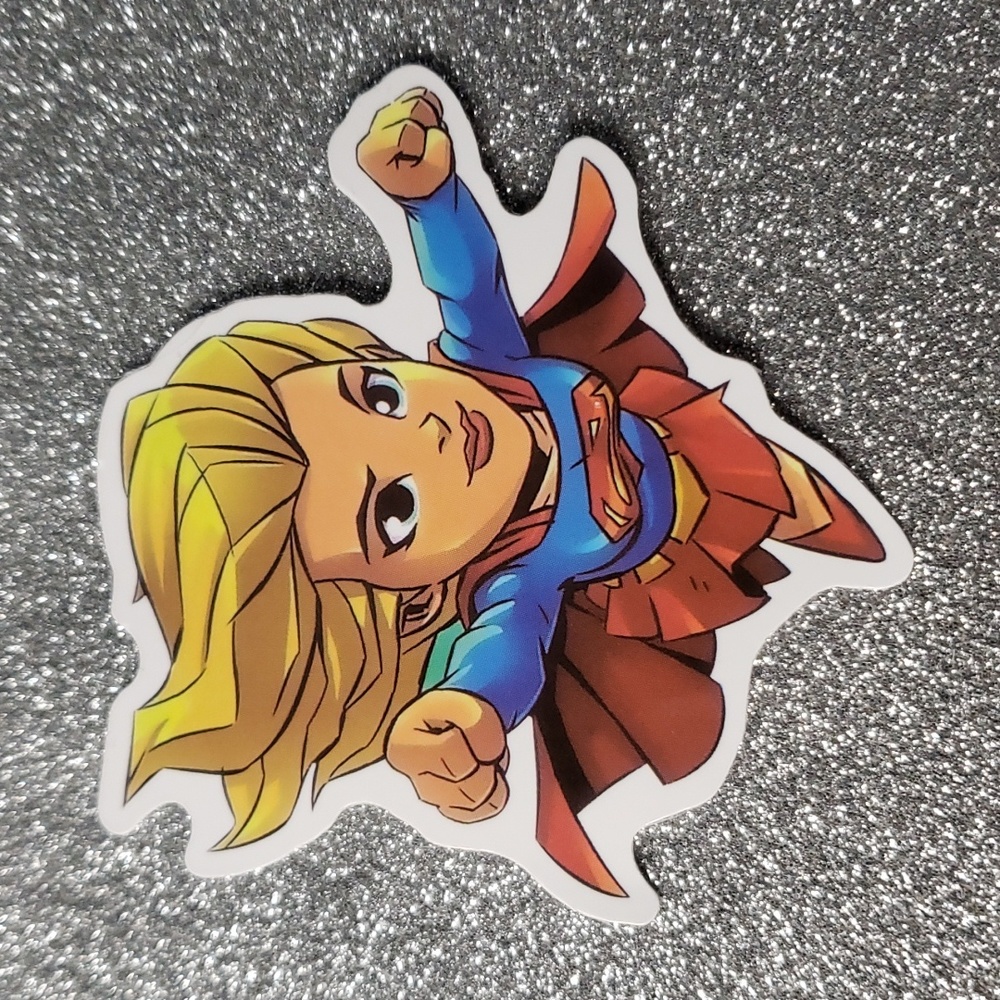 DC COMICS sticker waterproof Supergirl